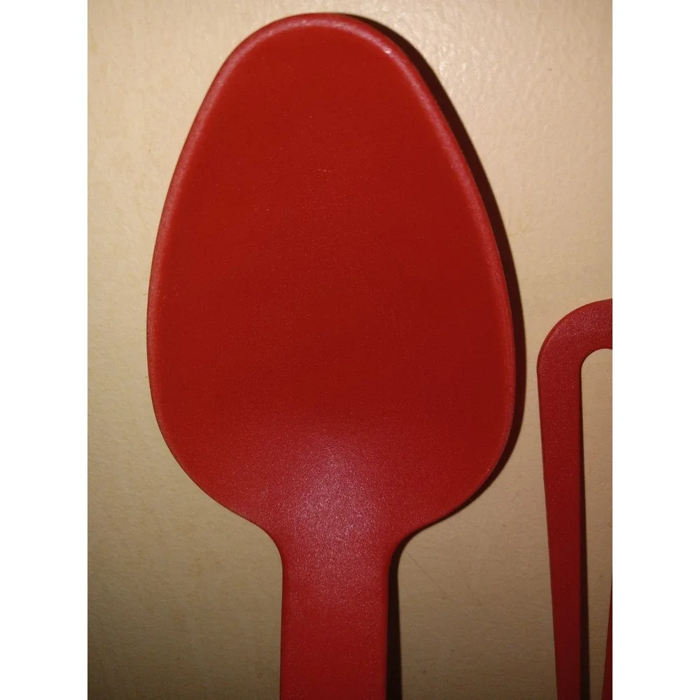 Rachael‎ Ray Kitchen tools Nylon Cooking Utensils Spatula Fish Turner Spoons Red